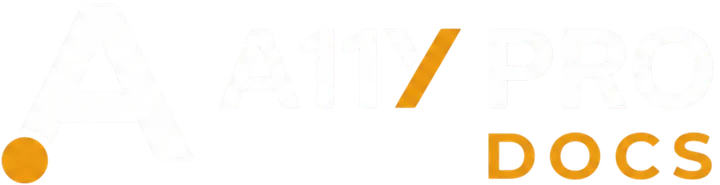 A11Y PRO Docs
